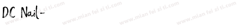 DC Nail字体转换